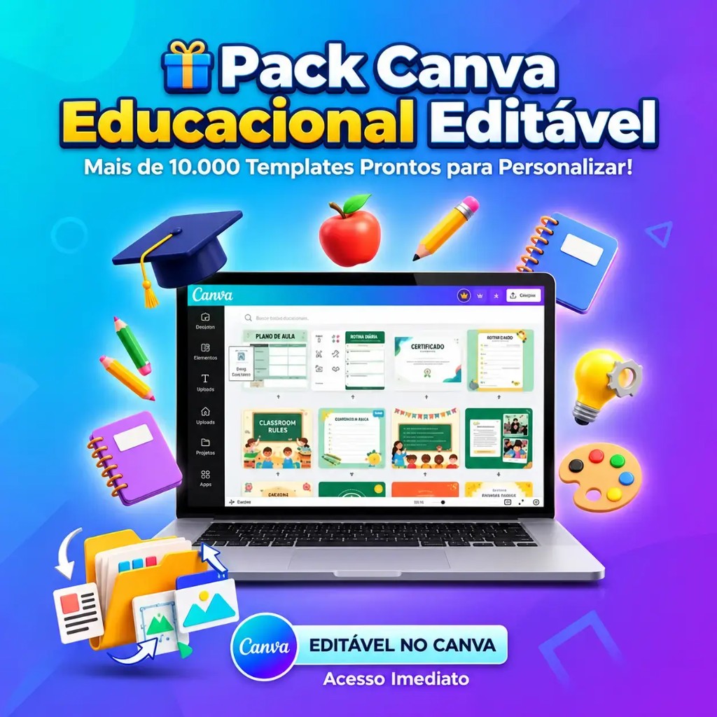 Pack Canva Educacional Editável